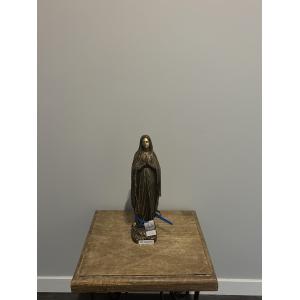 Vierge de Lourdes en résine